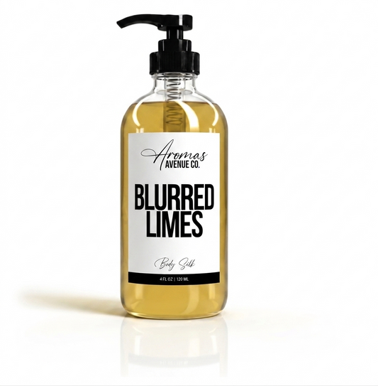 Blurred Limes Luxury Body Silk