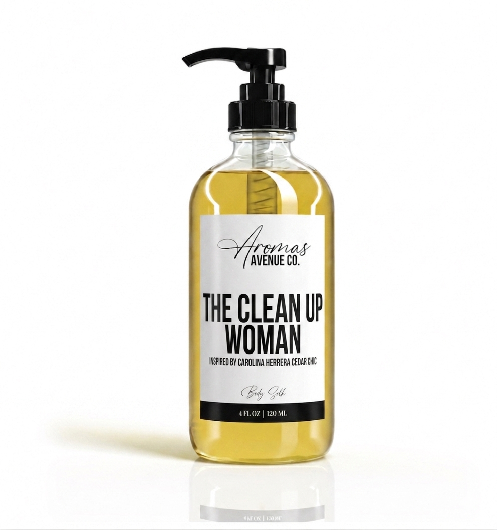The Clean Up Woman Inspired By Carolina Herrera Cedar Chic Luxury Body Silk